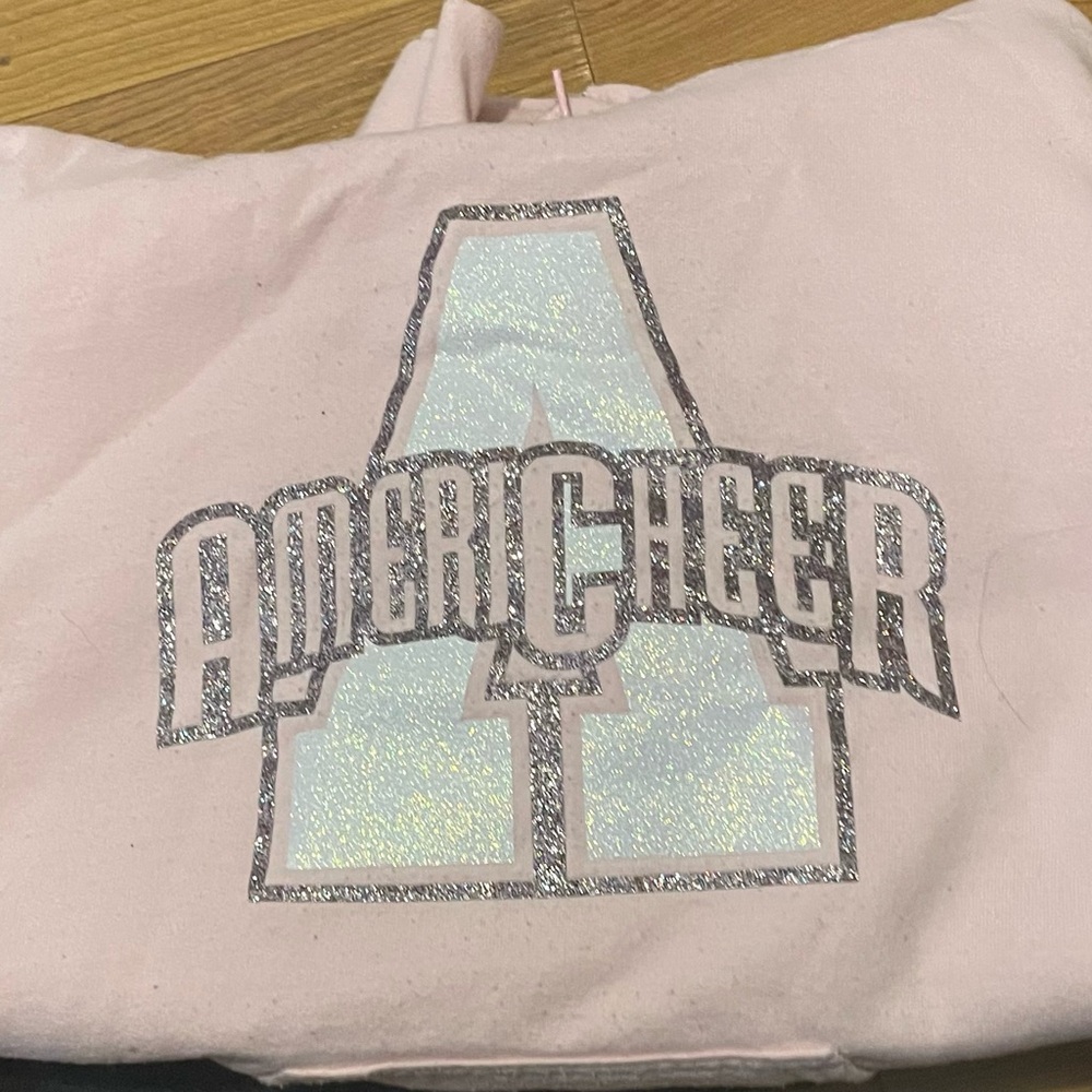 Americheer 1 pink and 1 gray hoody
